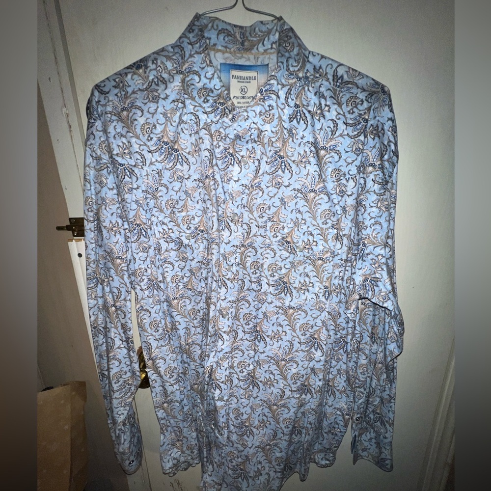 Panhandle slam men’s floor western shirt size XL